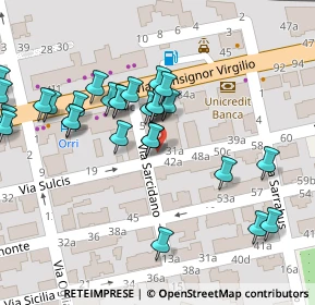 Mappa Via Sarcidano, 08048 Tortolì NU, Italia (0.05517)