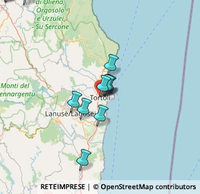 Mappa VIA DEI PORTOGHESI, 08048 Tortolì NU, Italia (16.655)