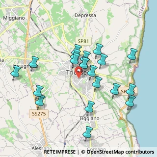 Mappa Via Sandro Pertini, 73039 Tricase LE, Italia (2.0125)