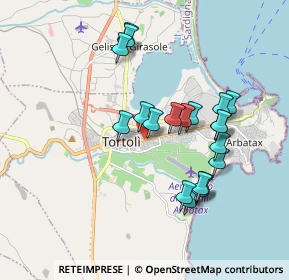 Mappa Via Monsignor Virgilio, 08048 Tortolì NU, Italia (1.8555)