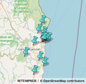 Mappa Via Monsignor Virgilio, 08048 Tortolì NU, Italia (8.85571)