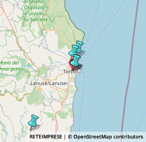 Mappa Via Mandrolisai, 08048 Tortolì NU, Italia (35.3125)