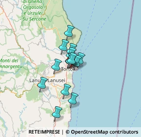 Mappa Via Mandrolisai, 08048 Tortolì NU, Italia (8.96071)