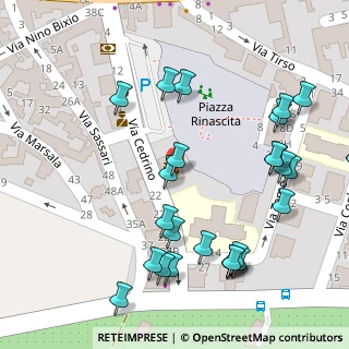 Mappa Via Cedrino, 08048 Tortolì NU, Italia (0.09259)