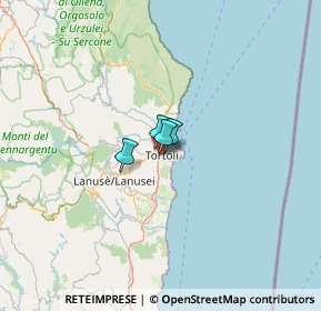 Mappa Via Lanusei, 08048 Tortolì NU, Italia (56.32111)