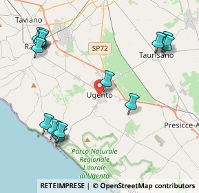 Mappa Via Ancona, 73059 Ugento LE, Italia (5.55563)