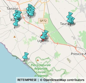 Mappa Via Ancona, 73059 Ugento LE, Italia (5.40882)