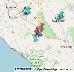 Mappa Via Ancona, 73059 Ugento LE, Italia (3.99909)