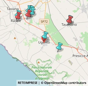 Mappa Via Ancona, 73059 Ugento LE, Italia (5.25818)
