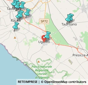 Mappa Via Ancona, 73059 Ugento LE, Italia (6.76077)