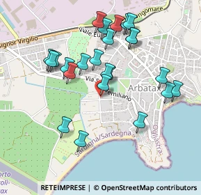 Mappa Viale Ungaretti, 08048 Tortolì NU, Italia (0.50833)