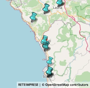 Mappa 87020 Tortora CS, Italia (9.6455)