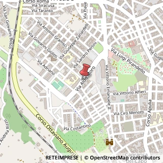 Mappa Via moro aldo 2, 73039 Tricase, Lecce (Puglia)