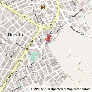 Mappa Via Teano, 10, 73059 Ugento, Lecce (Puglia)