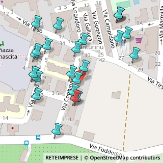 Mappa Via Coghinas, 08048 Tortolì NU, Italia (0.07083)