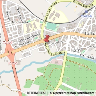 Mappa Via della Lavandaia, 08048 Tortolì NU, Italia, 08048 Tortolì, Nuoro (Sardegna)