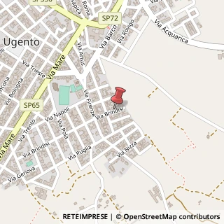 Mappa Via Brindisi, 80, 73059 Ugento LE, Italia, 73059 Ugento, Lecce (Puglia)