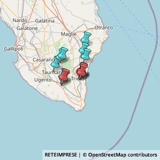Mappa V.Apulia, 73039 Tricase LE, Italia (7.66154)