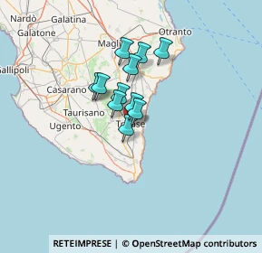 Mappa Via Camillo Benso Conte di Cavour, 73039 Tricase LE, Italia (8.97182)