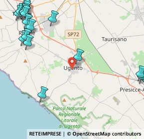Mappa Via Fiume, 73059 Ugento LE, Italia (7.22)