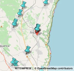 Mappa Via Giuseppe Cesare Abba, 73039 Tricase LE, Italia (5.41467)