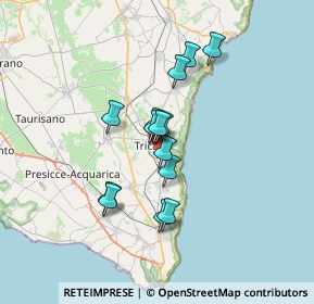 Mappa Via Giuseppe Cesare Abba, 73039 Tricase LE, Italia (5.55214)