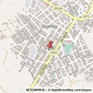 Mappa Via Piero Calamandrei, 99/F, 73059 Ugento, Lecce (Puglia)