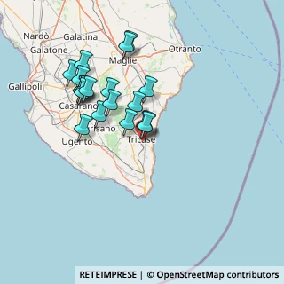 Mappa Via Quintino Sella, 73039 Tricase LE, Italia (14.4485)