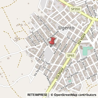 Mappa Via Taranto, 42, 73059 Ugento, Lecce (Puglia)