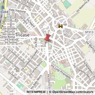 Mappa Via Thaon De Revel,  9, 73039 Tricase, Lecce (Puglia)