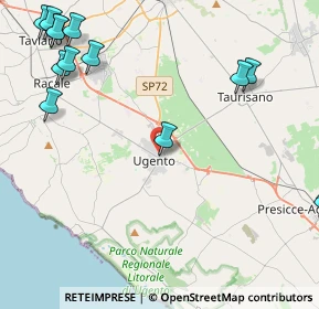 Mappa Largo Sant'Antonio, 73059 Ugento LE, Italia (6.93467)