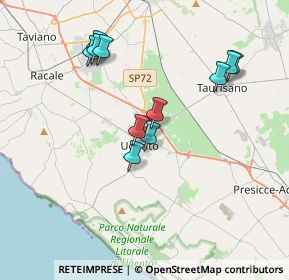 Mappa Largo Sant'Antonio, 73059 Ugento LE, Italia (3.84727)
