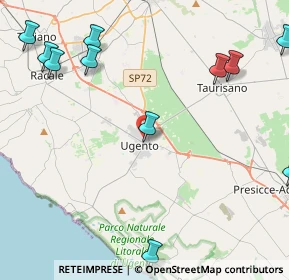 Mappa Largo Sant'Antonio, 73059 Ugento LE, Italia (7.38053)