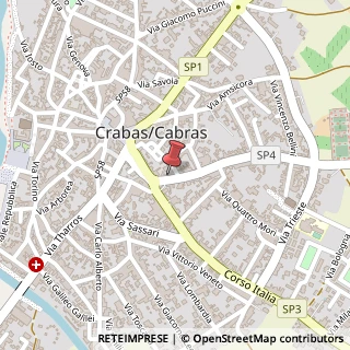 Mappa Corso Umberto I, 11, 09072 Cabras, Oristano (Sardegna)