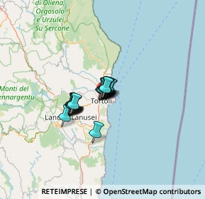 Mappa Via Pais, 08048 Tortolì NU, Italia (6.702)