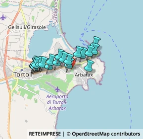 Mappa Via Turati, 08048 Tortolì NU, Italia (1.375)