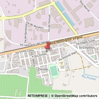 Mappa Via Zinnias, 23, 08048 Tortolì, Nuoro (Sardegna)