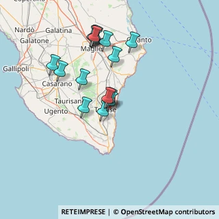 Mappa Via Marina Porto SP, 73039 Tricase LE, Italia (14.97125)
