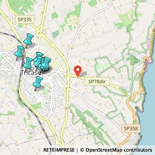 Mappa Via Marina Porto SP, 73039 Tricase LE, Italia (1.32833)