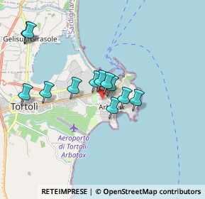 Mappa Via Parigi, 08048 Tortolì NU, Italia (1.61417)