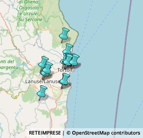 Mappa Via Parigi, 08048 Tortolì NU, Italia (9.46071)