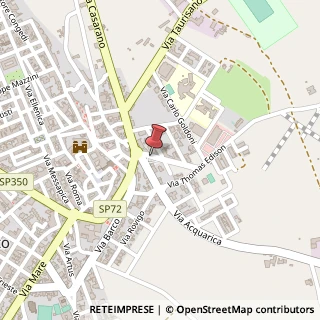 Mappa Via volta alessandro 50, 73055 Ugento, Lecce (Puglia)