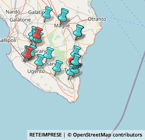 Mappa Via Enrico Toti, 73039 Tricase LE, Italia (15.103)