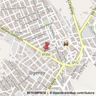 Mappa Via Marchesi di Ugento,  78, 73059 Ugento, Lecce (Puglia)
