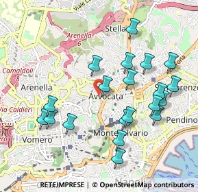Mappa Vico Trinità Alla Cesarea, 80136 Napoli NA, Italia (1.0895)