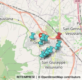Mappa Via Michele Tenore, 80044 Ottaviano NA, Italia (1.49385)