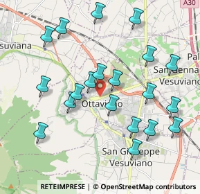 Mappa Via Michele Tenore, 80044 Ottaviano NA, Italia (2.2345)