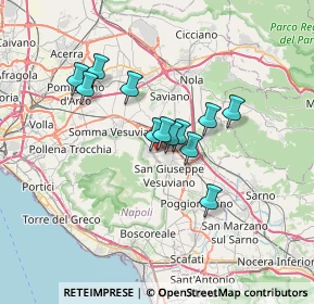 Mappa Via Michele Tenore, 80044 Ottaviano NA, Italia (5.3875)