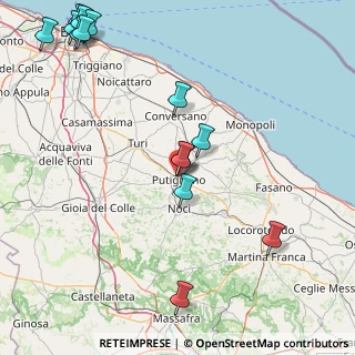Mappa Via Leonardo Pinto, 70017 Putignano BA, Italia (23.24786)
