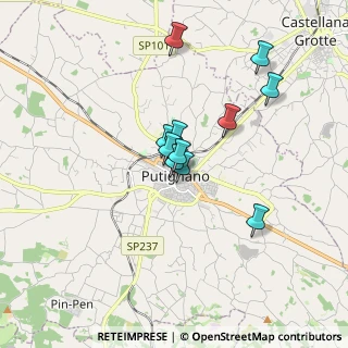 Mappa Via Leonardo Pinto, 70017 Putignano BA, Italia (1.41909)